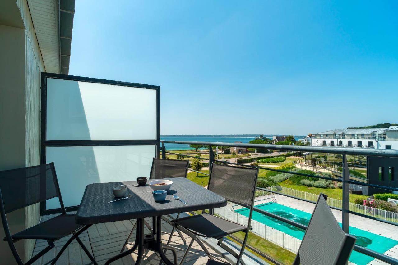 Les Thermes 530 - Vue Mer A 100M De La Plage กงการ์โน ภายนอก รูปภาพ