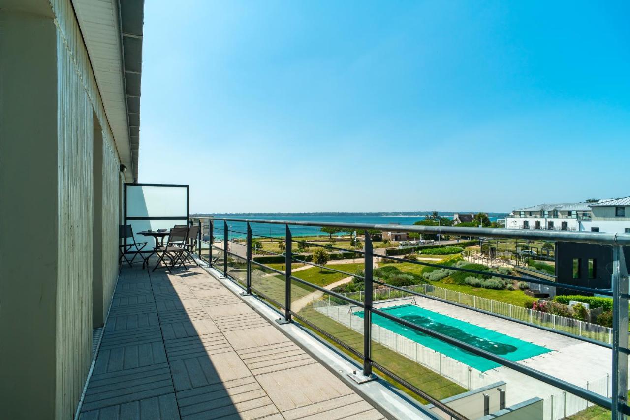 Les Thermes 530 - Vue Mer A 100M De La Plage Apartment กงการ์โน ภายนอก รูปภาพ